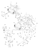 Handle And Chute Diagram and Parts List for 31AE660F129  MTD Snow Blower