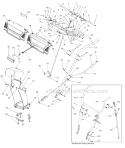 Page E Diagram and Parts List for 31AE660G300 2004 MTD Snow Blower