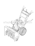 Page D Diagram and Parts List for 31AE6GFF000 2007 MTD Snow Blower