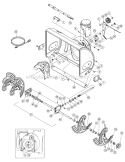 Part Location Diagram of 684-04070 MTD Housing Assembly, Auger 26