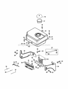 Page D Diagram and Parts List for 31AH55LH704 2013 MTD Snow Blower