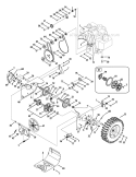 Page B Diagram and Parts List for 31AH5ZLH033 2008 MTD Snow Blower