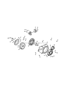 478-Su-10-Starter_Assembly_And_Blower_Housing Diagram and Parts List for 31AH64EG795 2010 MTD Snow Blower