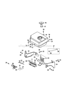 Page D Diagram and Parts List for 31AH64FG795 2014 MTD Snow Blower