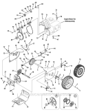 Page B Diagram and Parts List for 31AH6ZLG151 2008 MTD Snow Blower