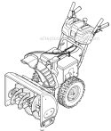 Page G Diagram and Parts List for 31AM62KE000 2008 MTD Snow Blower