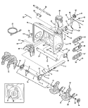 Auger  Auger Housing Diagram and Parts List for 31AM63EF729 2008 MTD Snow Blower