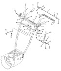 Panel E Style Diagram and Parts List for 31AM63EF729 2008 MTD Snow Blower