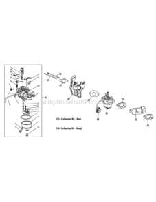 Page A Diagram and Parts List for 31AM63FF706 2012 MTD Snow Blower