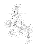 Page F Diagram and Parts List for 31AO791G401 2005 MTD Lawn Tractor