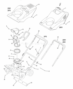 Part Location Diagram of 790-00045C-0606 MTD Belt Cover