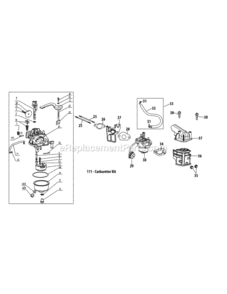 Page A Diagram and Parts List for 31AS2S1E704 2013 MTD Snow Blower