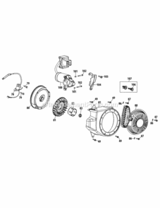 Page E Diagram and Parts List for 31AS2S1E795 2012 MTD Snow Blower