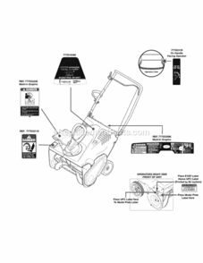 Page G Diagram and Parts List for 31AS2S1E795 2013 MTD Snow Blower