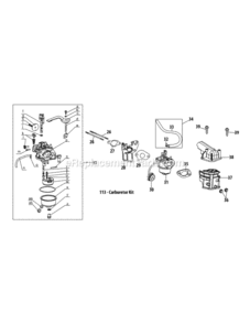 Page A Diagram and Parts List for 31AS2T5E704 2013 MTD Snow Blower