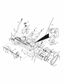Page F Diagram and Parts List for 31AS2T5E704 2013 MTD Snow Blower