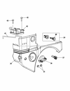 Page D Diagram and Parts List for 31AS63EE706 2013 MTD Snow Blower