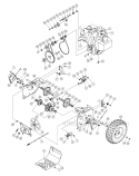 Drive Assembly Diagram and Parts List for 31BE5MLG729 2005-2 MTD Snow Blower
