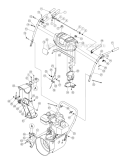 Handle And Controls Diagram and Parts List for 31BE5MLG729 2005-2 MTD Snow Blower