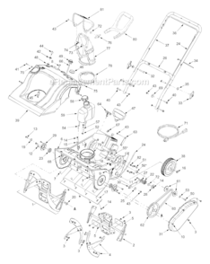 Part Location Diagram of 7510009630 Ryobi Recoil Handle (Standard)