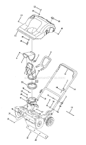 Part Location Diagram of 684-04161 MTD Shroud Asm-S