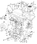Page D Diagram and Parts List for 322-014 1987 MTD Lawn Tractor