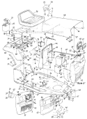 Page C Diagram and Parts List for 322-105 1986 MTD Lawn Tractor