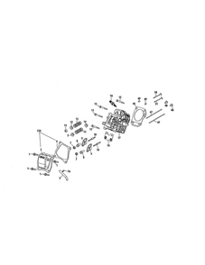 Cylinder Head Diagram and Parts List for 752Z270-SU  MTD Engine