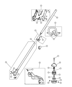 General Assembly Diagram and Parts List for 41CD25SC793  MTD Trimmer