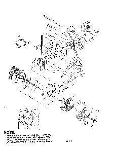 Auger & housing style e & f Diagram and Parts List for 31AS6FEG731  MTD Snow Blower