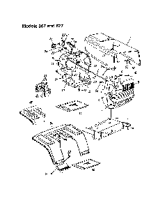 Part Location Diagram of 726-0339 MTD Flat Fastener (Special)