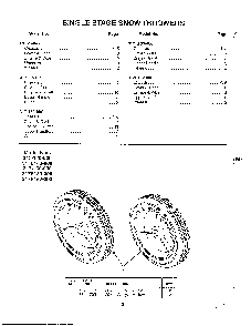 Index page 2 Diagram and Parts List for 317-140-000  MTD Snow Blower