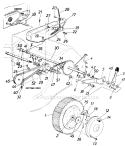 Page B Diagram and Parts List for 362-013 1987 MTD Lawn Mower