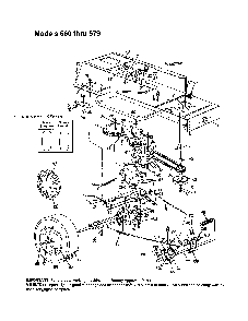 Frame/rear wheel Diagram and Parts List for 13AQ675G062  MTD Lawn Tractor