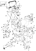 Page A Diagram and Parts List for 365B  MTD Lawn Mower