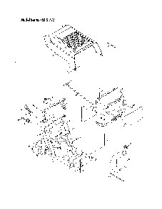 Bumper & hood - series 762 & 772 Diagram and Parts List for 13AJ771G031  MTD Lawn Tractor