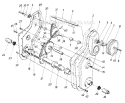 Page A Diagram and Parts List for 381-009 1988 MTD Tiller