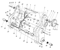 Page A Diagram and Parts List for 381-013 1988 MTD Tiller