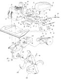 Page C Diagram and Parts List for 381-327 1987 MTD Tiller