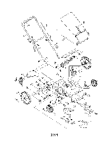 Part Location Diagram of 753-06366 MTD Side Discharge Chute