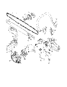 Bar/chain/flywheel Diagram and Parts List for 41AY469S799  MTD Chainsaw