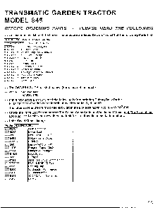 Lawn tractor/wiring Diagram and Parts List for SKU3304602  MTD Lawn Tractor