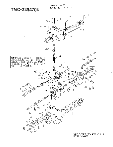 Single speed transaxle left hand page 3 Diagram and Parts List for 3394704  MTD Lawn Tractor