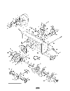 Part Location Diagram of 05845C MTD Housing, Bearing