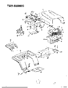 14hp 42" tractor/optional equipment Diagram and Parts List for 3200003  MTD Lawn Tractor