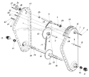 Page A Diagram and Parts List for 405-111 1987 MTD Tiller