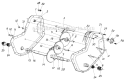 Page B Diagram and Parts List for 405-145 1987 MTD Tiller