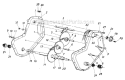 Page B Diagram and Parts List for 405-192 1989 MTD Tiller