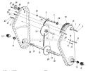 Page A Diagram and Parts List for 405-327 1989 MTD Tiller