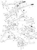 Page B Diagram and Parts List for 412-036 1987 MTD Tiller